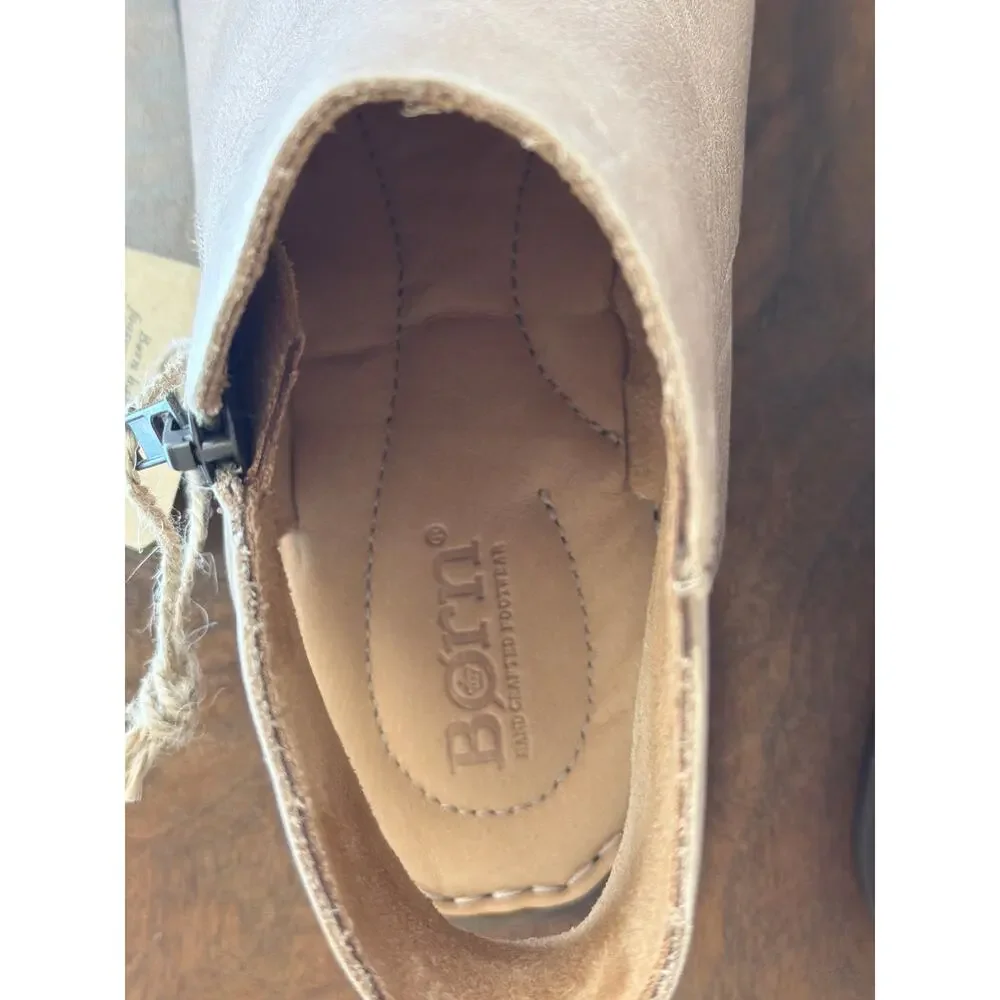 NIB Born Hazle Sandal - Natural - Ankle Gladiator # 0587